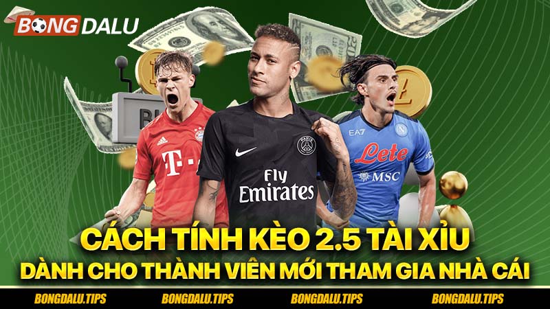 Cách tính kèo 2.5 Tài Xỉu dành cho thành viên mới tham gia nhà cái