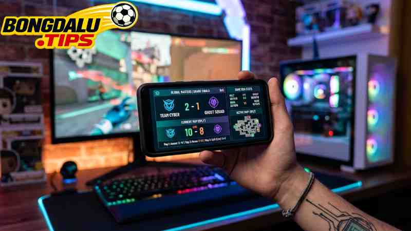 Giao diện xem tỷ số Esports trực tuyến mượt mà trên di động