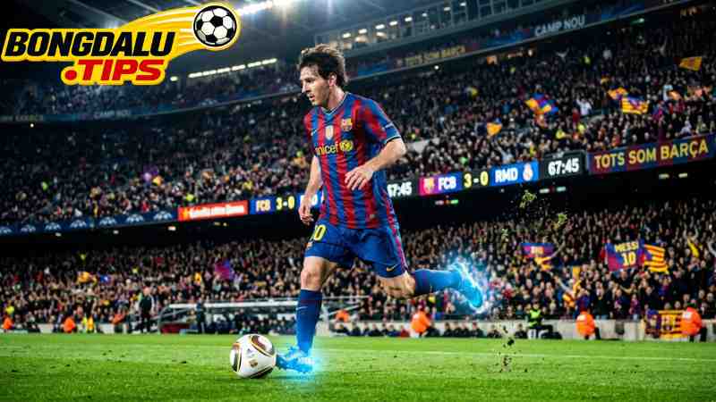 Lionel Messi ăn mừng bàn thắng đầy cảm xúc tại Camp Nou